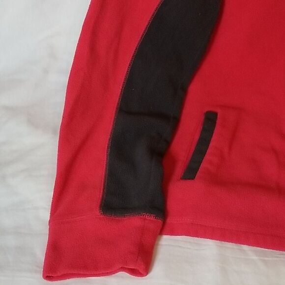 Tek Gear Full Zip 2-Pocket Salmon & Gray Jacket - Picture 3 of 5